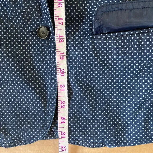 J Crew Schoolboy Polkadot Blazer size 0 - Picture 10 of 16